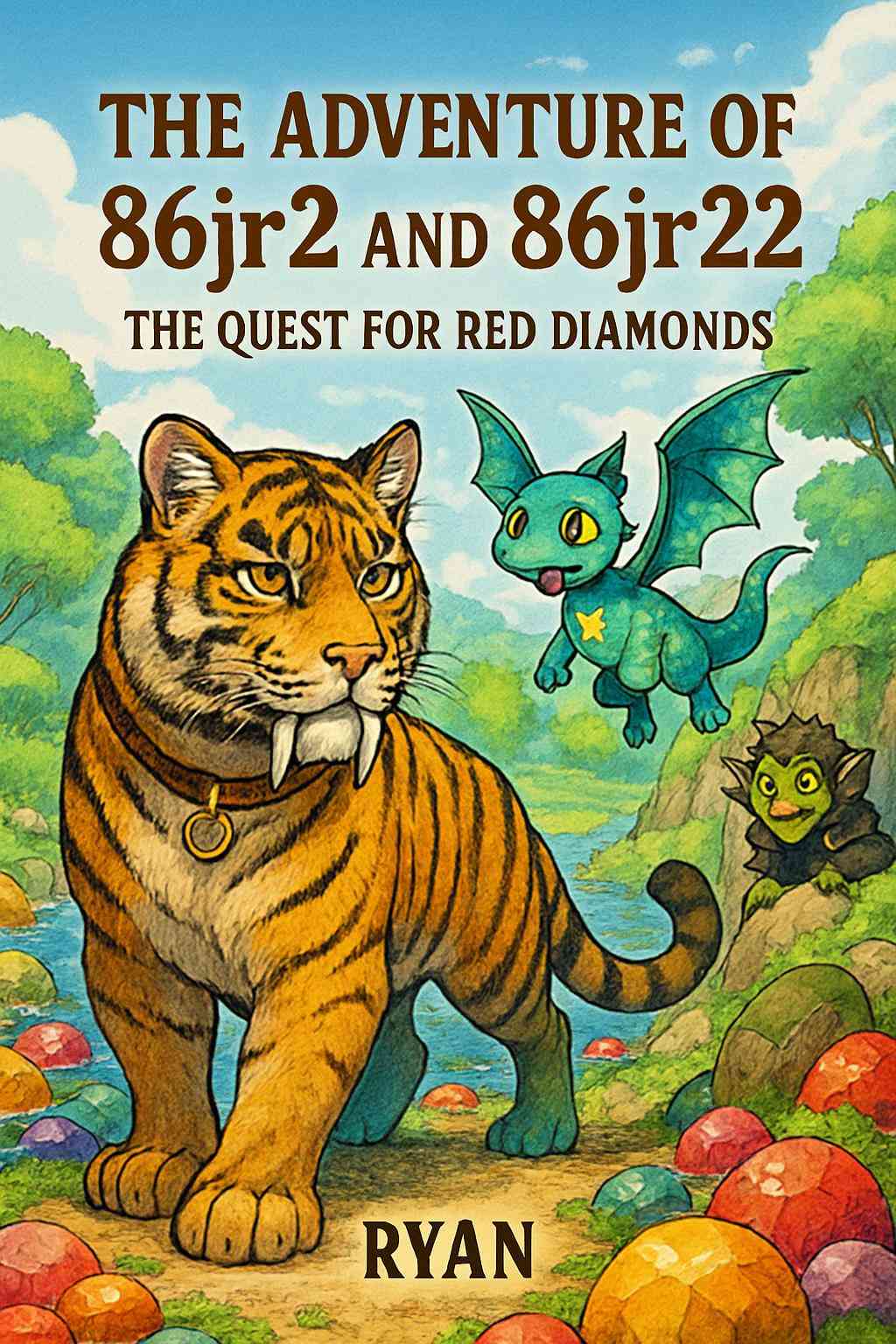 Cover of The Adventure of 86jr2 and 86jr22: The Quest for Red Diamonds