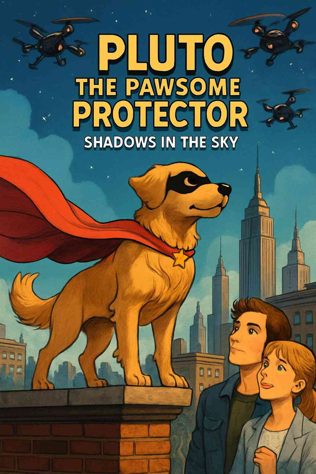 Cover of Pluto the Pawsome Protector: Shadows in the Sky