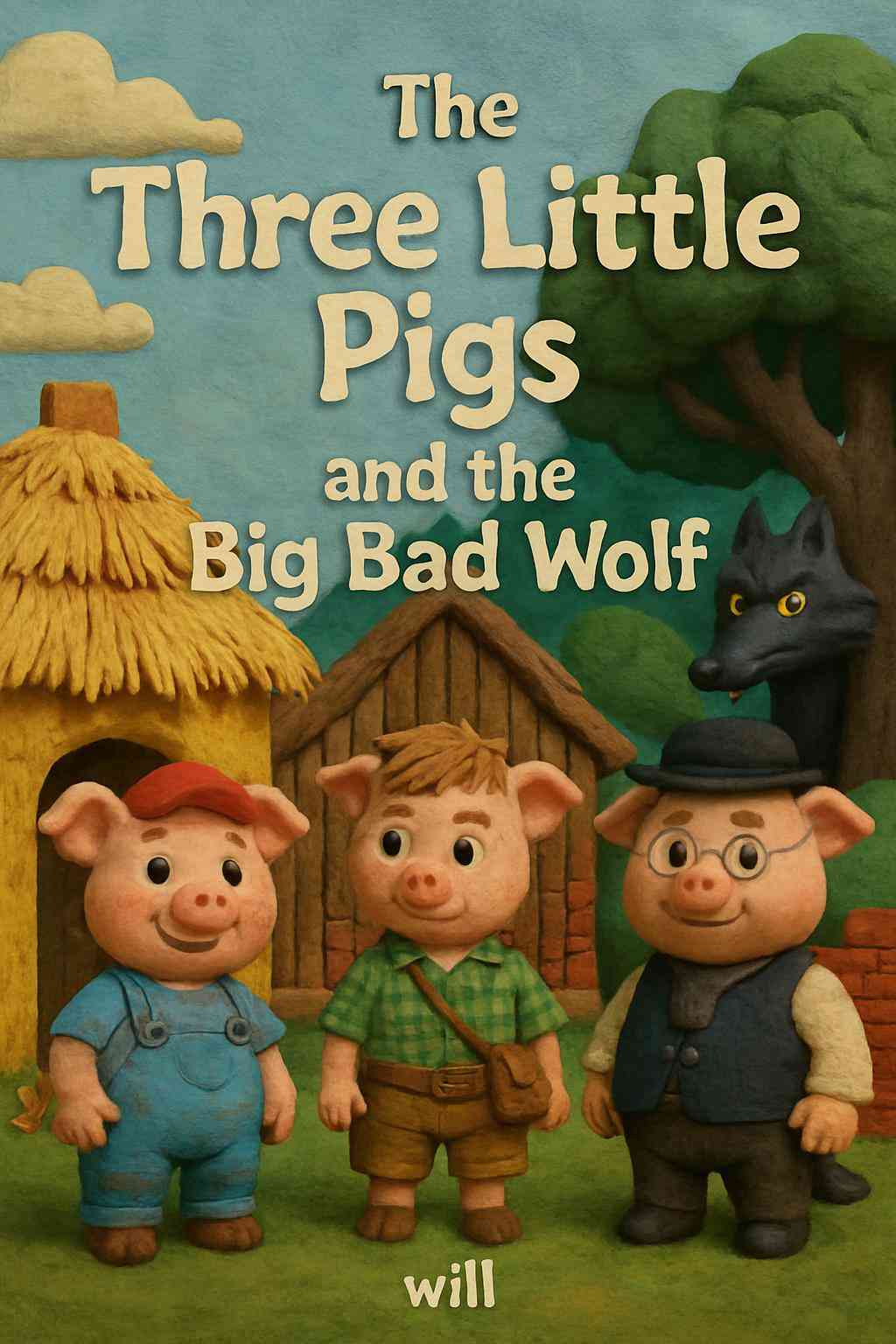 Cover of The Three Little Pigs and the Big Bad Wolf
