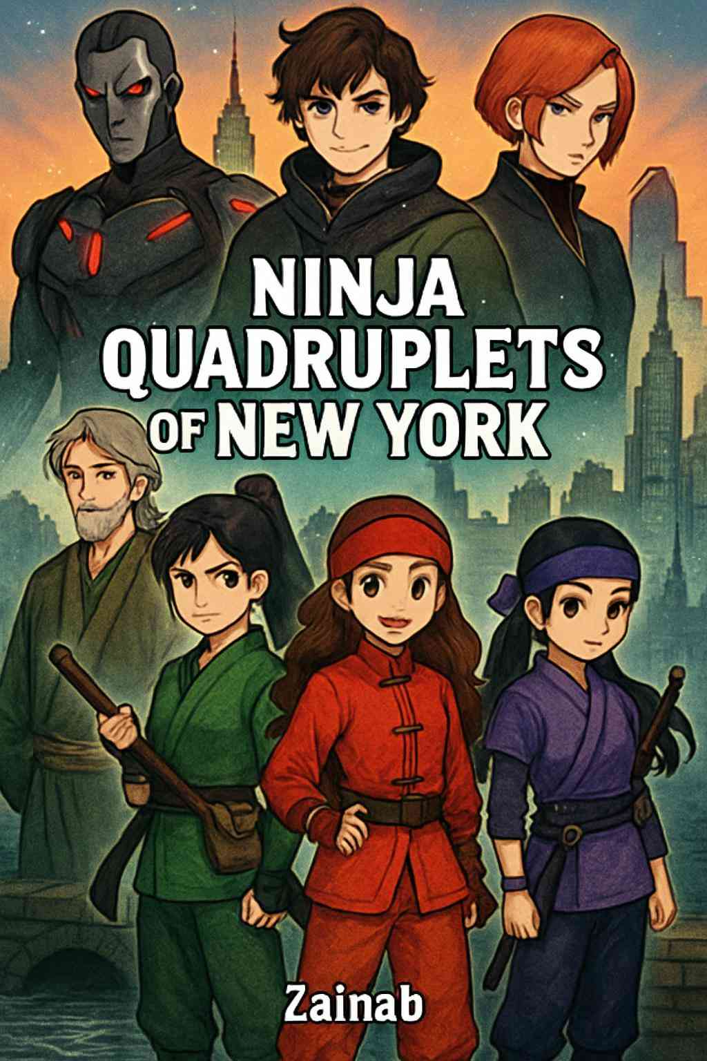 Cover of Ninja Quadruplets of New York