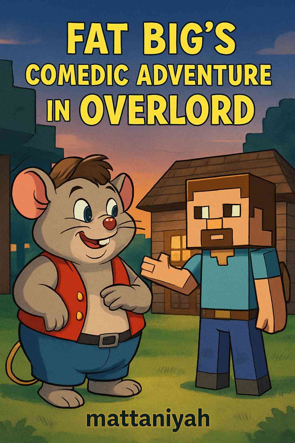 Cover of Fat Big's Comedic Adventure in Overlord