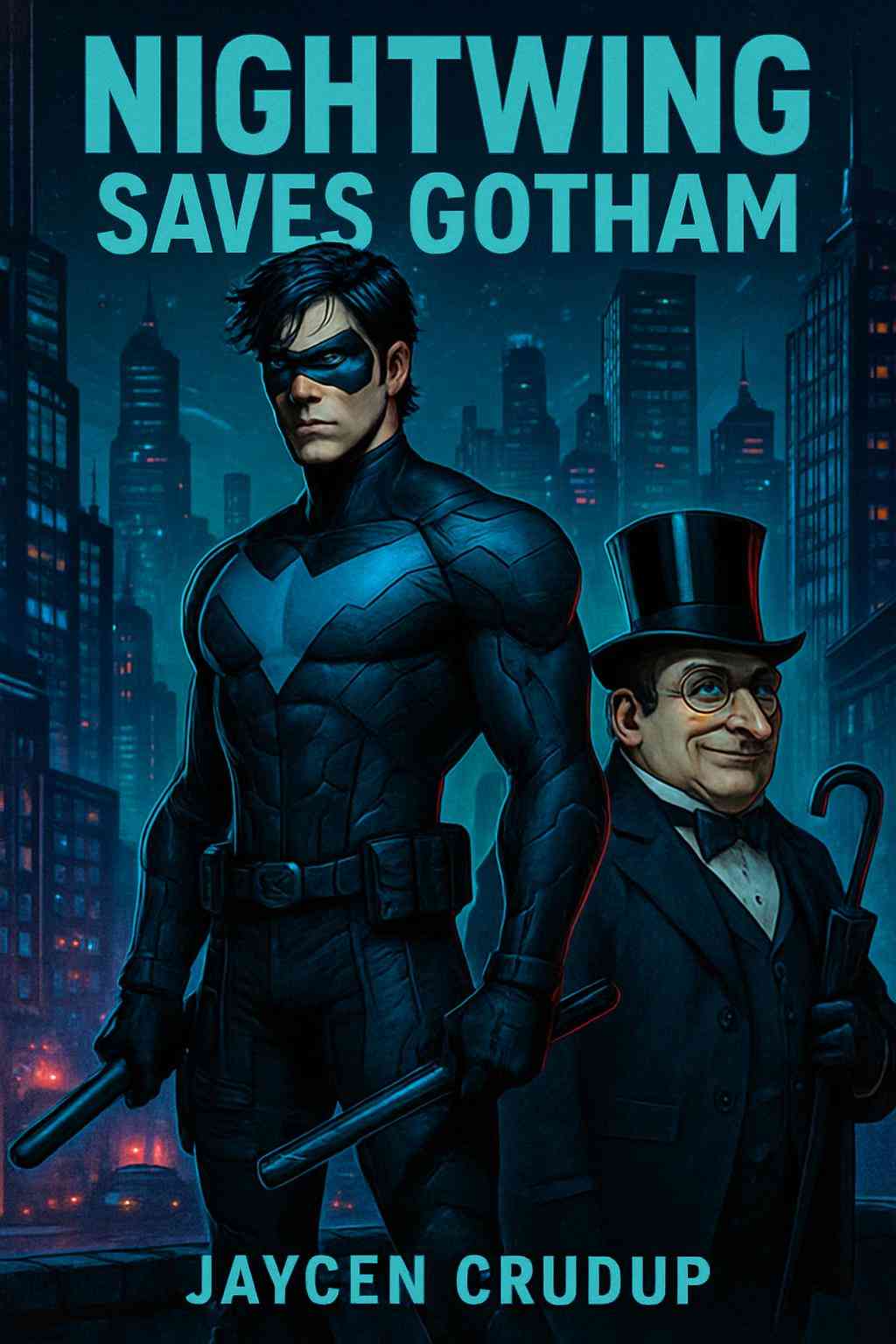 Cover of Nightwing Saves Gotham
