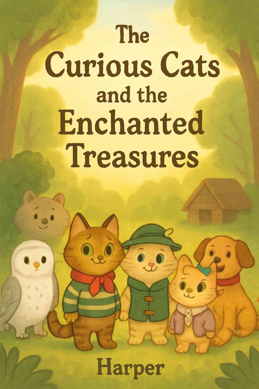 Cover of The Curious Cats and the Enchanted Treasures