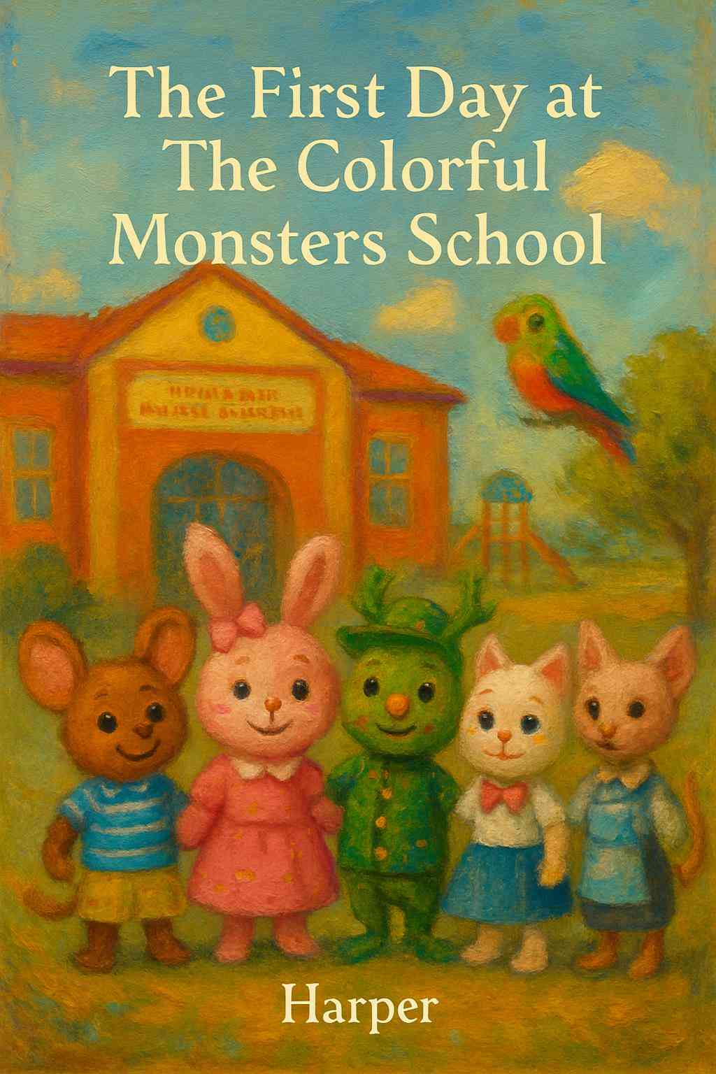 Cover of The First Day at The Colorful Monsters School