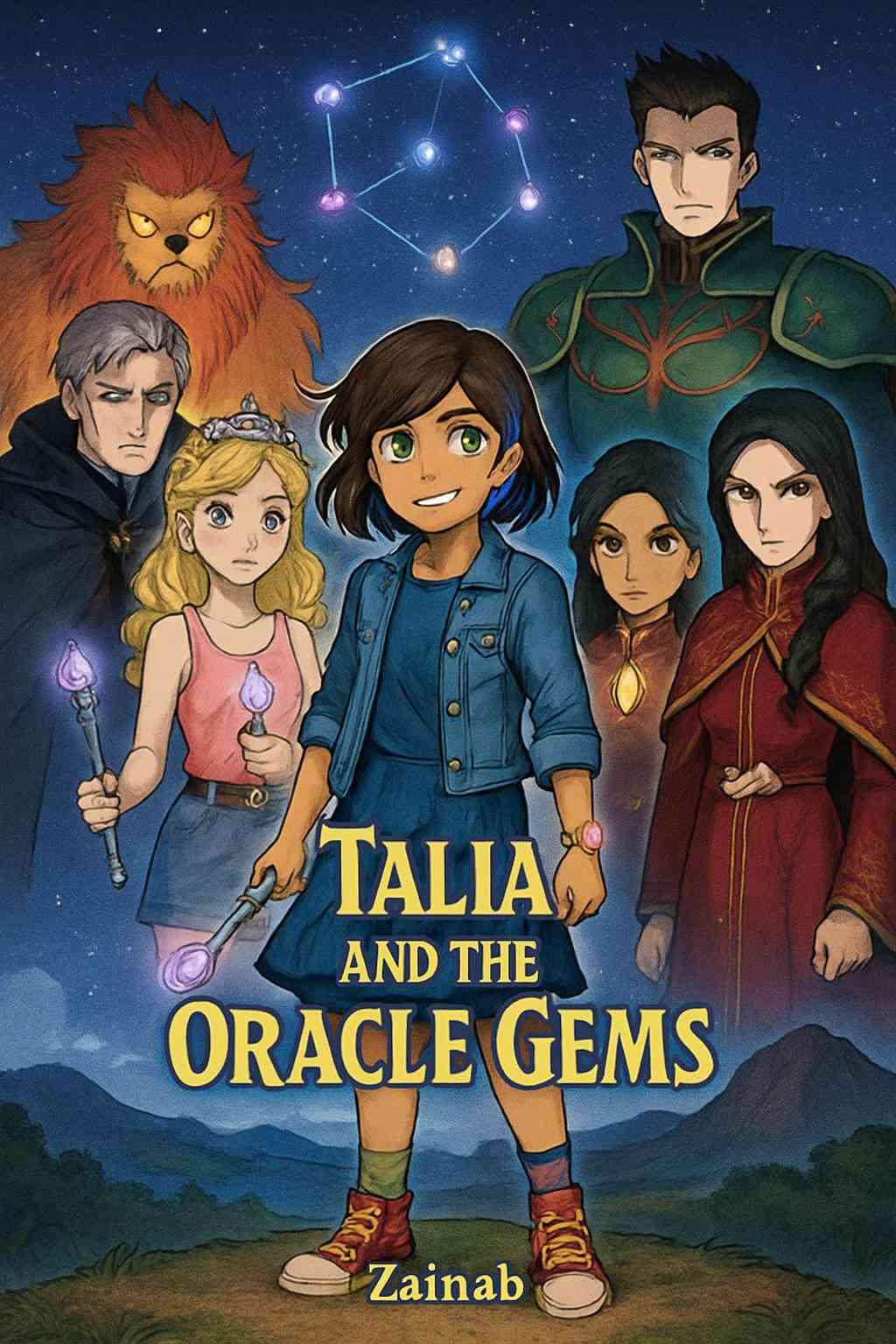 Cover of Talia and the Oracle Gems