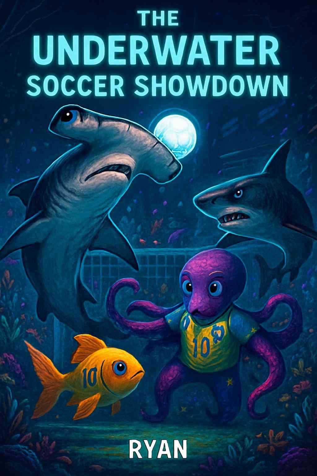 Cover of The Underwater Soccer Showdown