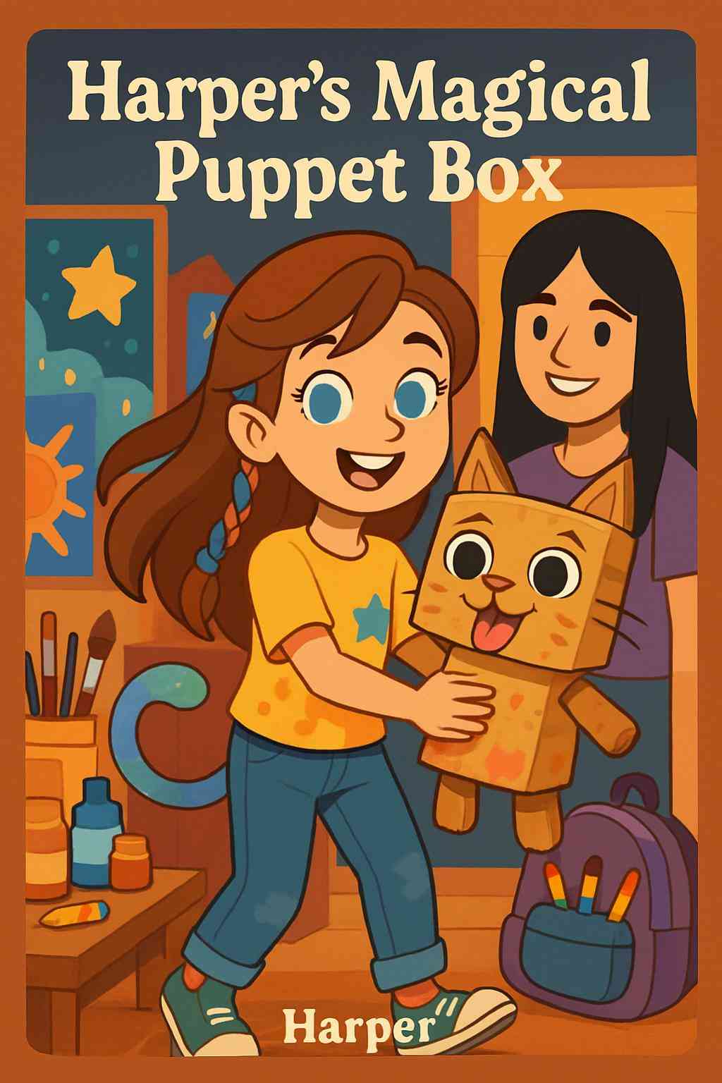 Cover of Harper's Magical Puppet Box