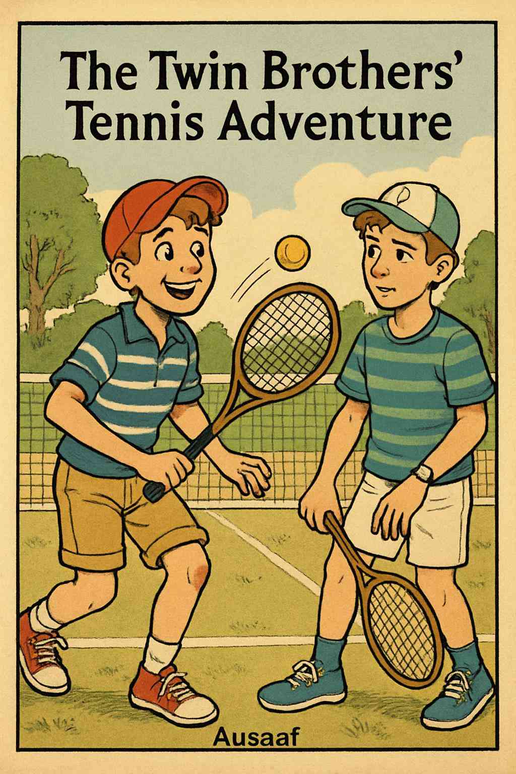 Cover of The Twin Brothers' Tennis Adventure