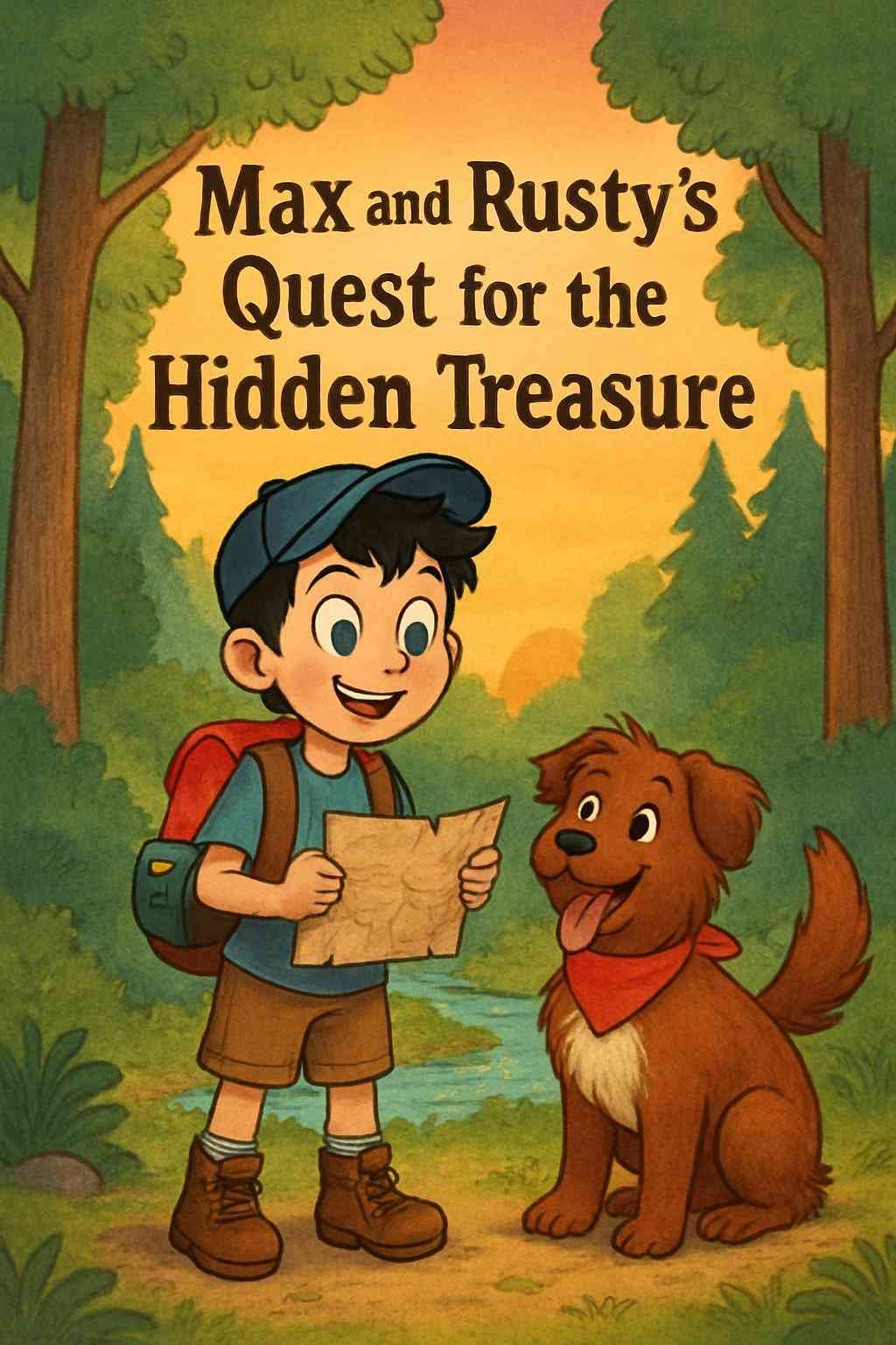 Cover of Max and Rusty's Quest for the Hidden Treasure