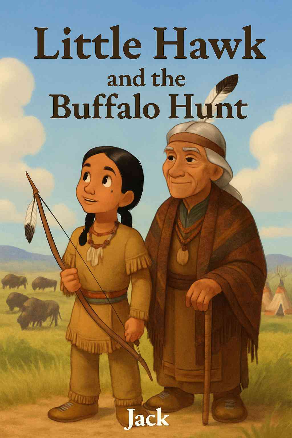 Cover of Little Hawk and the Buffalo Hunt