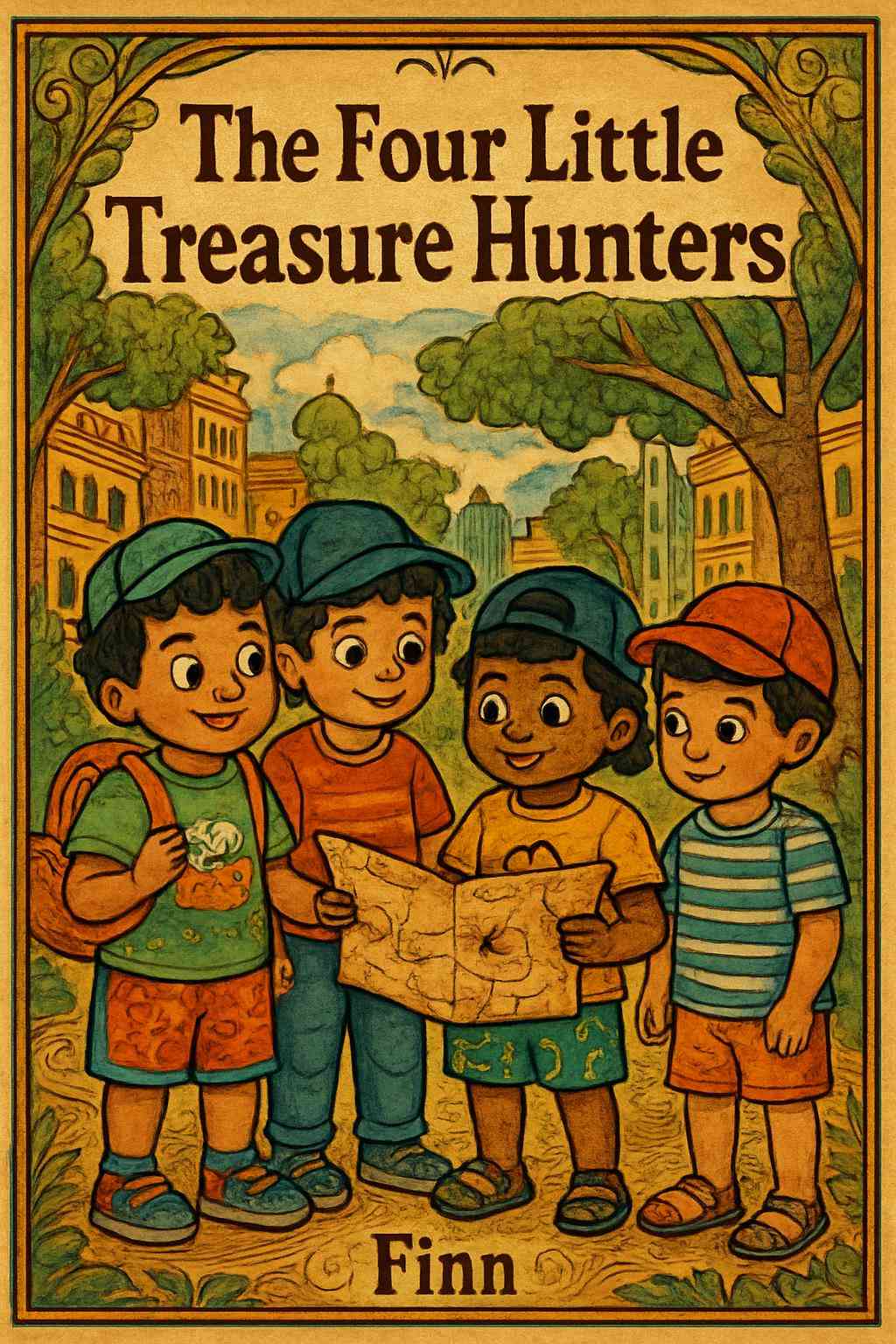 Cover of The Four Little Treasure Hunters