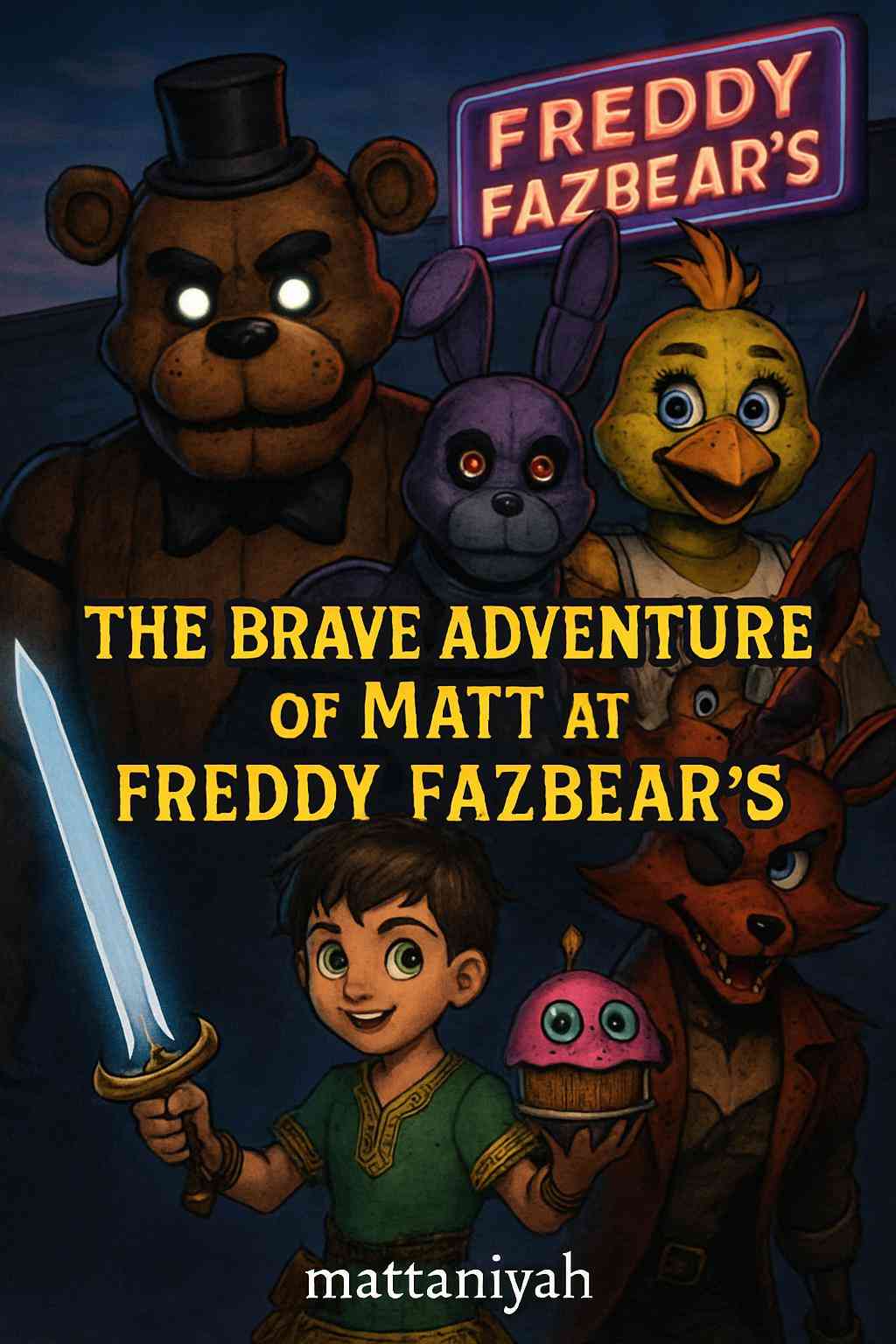 Cover of The Brave Adventure of Matt at Freddy Fazbear's